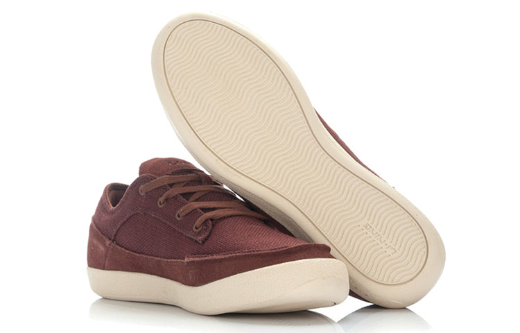 Lookbook Sepatu Skate Kasual Li-Ning Low-Top 'Merah Coklat' ACEJ015-1