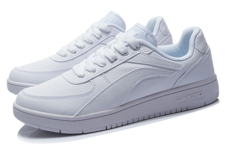 Lookbook Li-Ning Baskets Skateboard Basses ''Blanches'' AGCR365-1