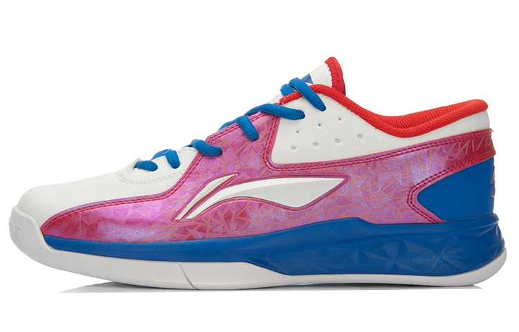 Li-Ning Low Cut Basketball 'Red White Blue' ABPL031-4