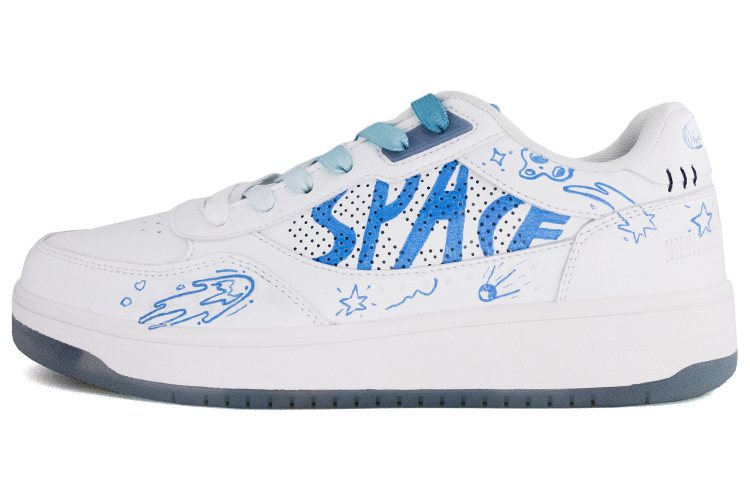 Li-Ning Low Top 'Doodle Universe Blue White' AGCR203-2(TeamNine-LN009)