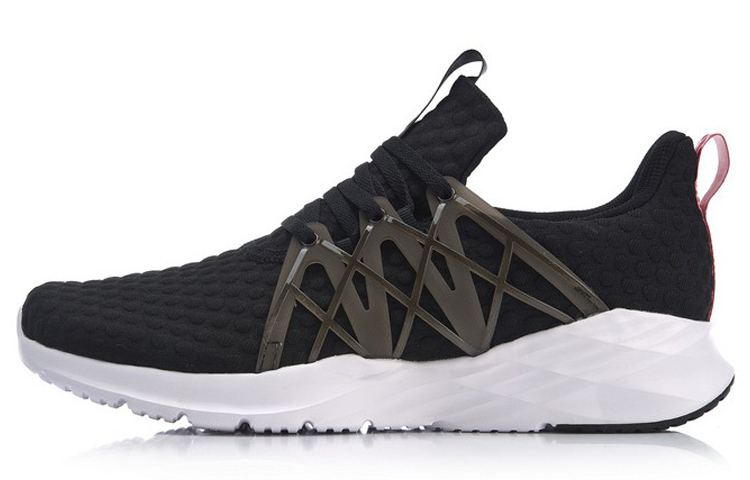 Buy Zapatillas de Correr Li-Ning Low Top 'Negro Blanco' ARHN259-2