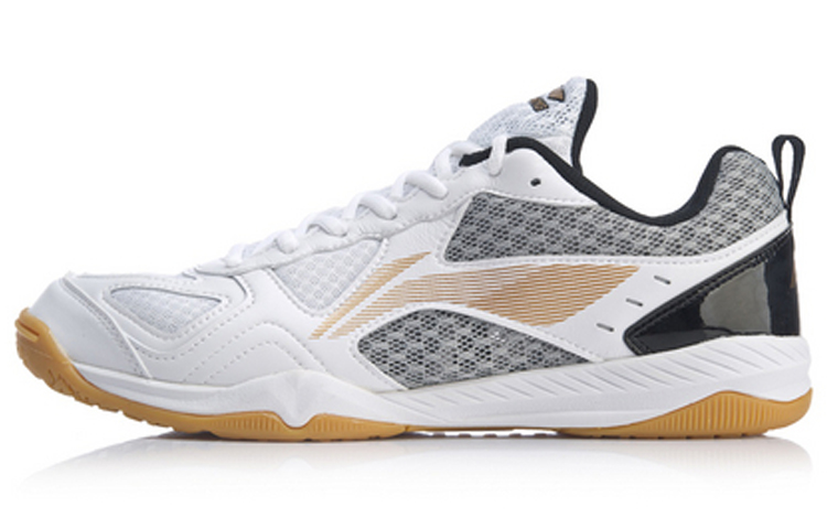 Li-Ning Ma Long Signature Table Tennis Shoes 'White Black' APTP001-4