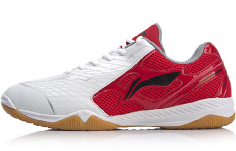 Li-Ning Ma Long Signature Table Tennis Shoes 'White Red' APTM001-2
