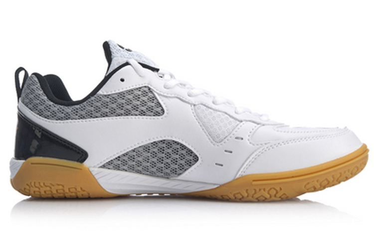 Lookbook Li-Ning Ma Long Signature Table Tennis Shoes 'White Black' APTP001-4