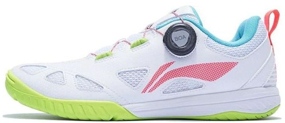 Li-Ning Mage Pro Table Tennis Shoes 'White Pink Green' APTT001-1 Buy Li-Ning Mage Pro Table Tennis Shoes 'White Pink Green' APTT001-1