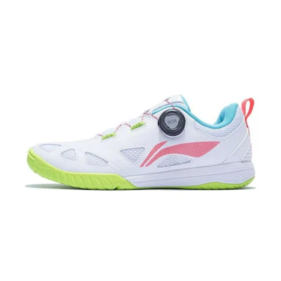 Li-Ning Mage Pro Table Tennis Shoes 'White Pink Green'