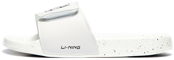 Li-Ning Magic Tape Slippers 'Hot White' AGAQ027-1 Li-Ning Magic Tape Slippers 'Hot White' AGAQ027-1
