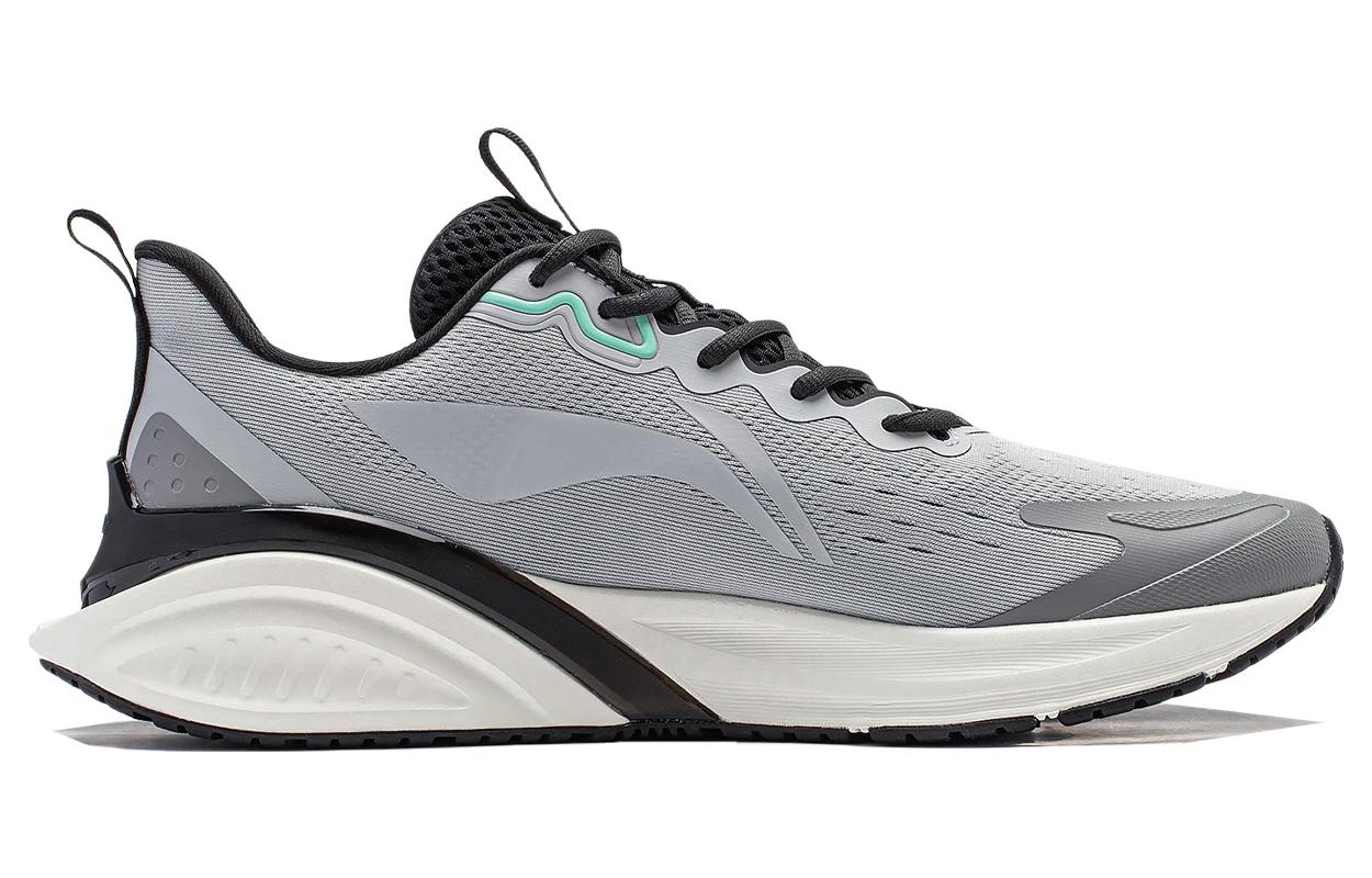 Order 李宁 漫雲 防滑耐磨 低幫 跑步鞋 男款 灰白