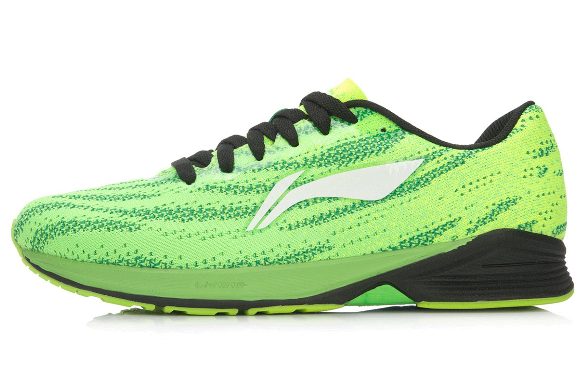 Li-Ning Marathon Lightweight Running Shoes 'Green Black' AJJL001-1