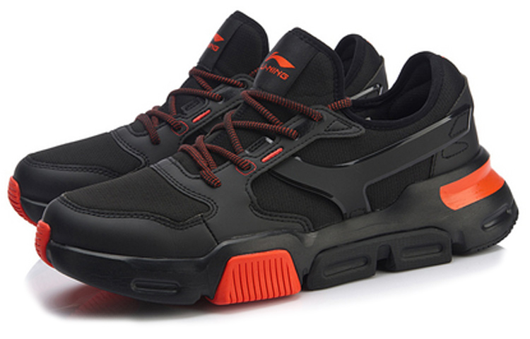 Li-Ning Mark Classic Leisure Low 'Black Red' 圖 3