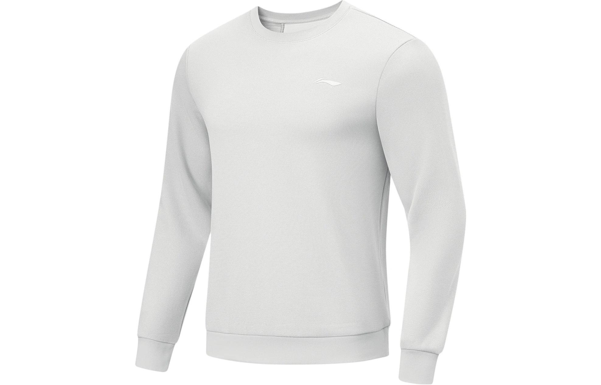 Li-Ning Men’s Fitness Pullover Hoodie Mixed Gray with Logo AWDT433-3