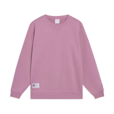 Li-Ning Mens Casual Long-Sleeve Sweatshirt Light Pink AWDT073-9