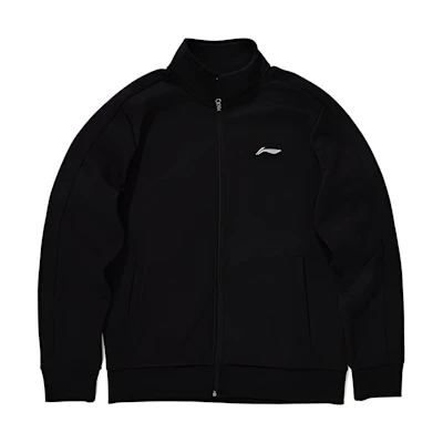Li-Ning Mens Casual Sports Logo Stand Collar Jacket - Standard Black AWDQ999-1