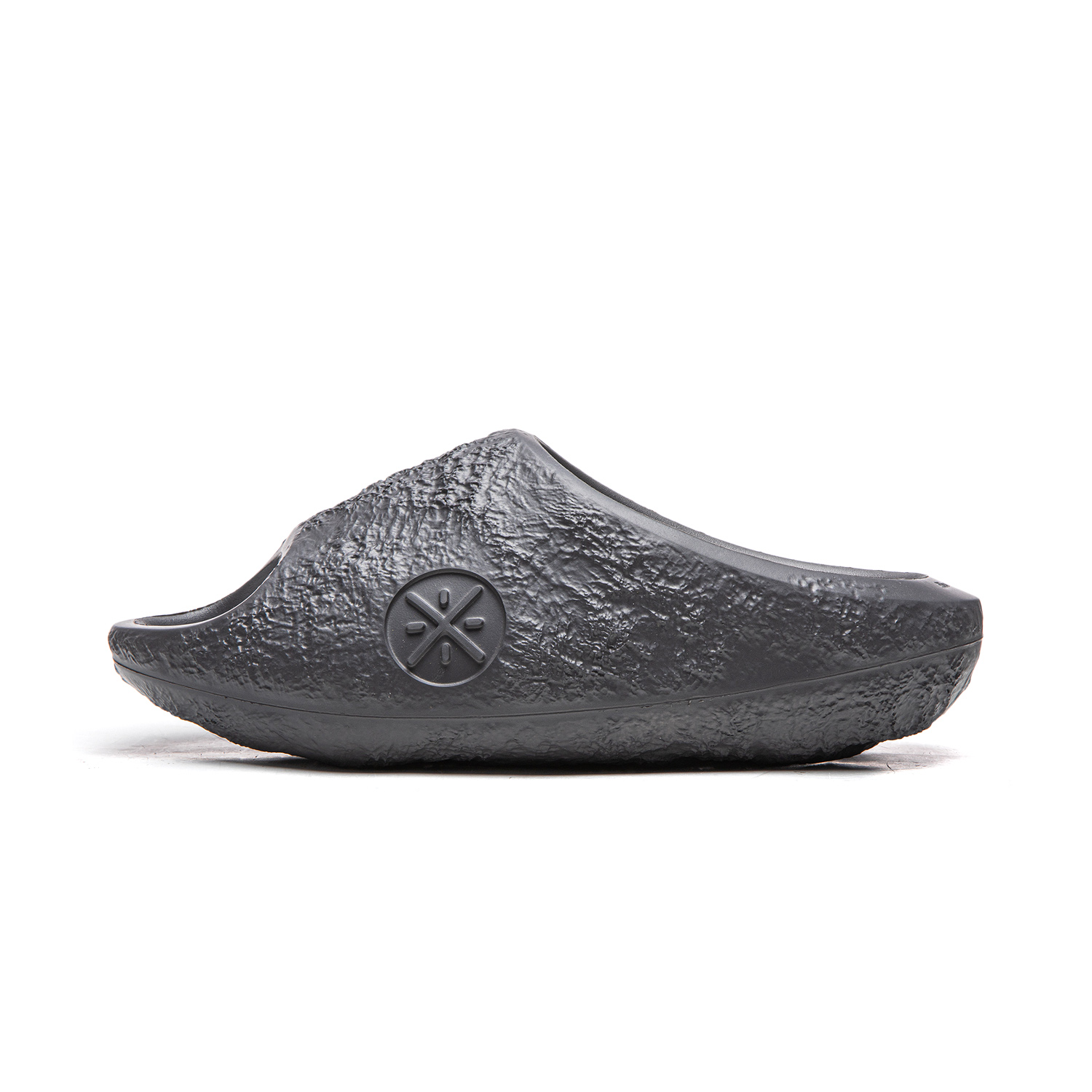 Li-Ning Meteor Grey Slide: Stylish, Comfy, Lightweight, Slip-resistant Sandals. ABTW003-5