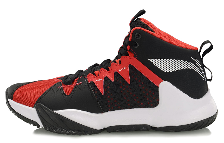 Li-Ning Mid-Top 'Black Red' ABPQ009-3