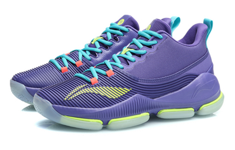 Lookbook 리닝 미드탑 퍼플 농구화 (Li-Ning mideu tap peopeul nongguhwa) ABPN041-1