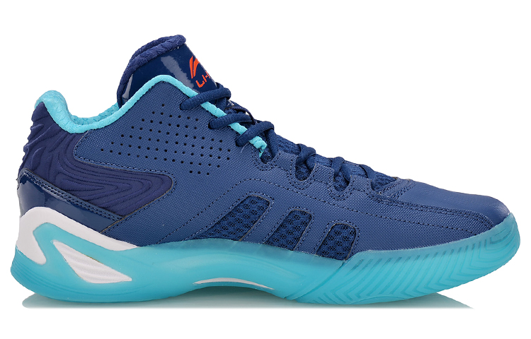 Order 李寧ミッドトップ「青流砂」バスケットシューズ ABPN005-1