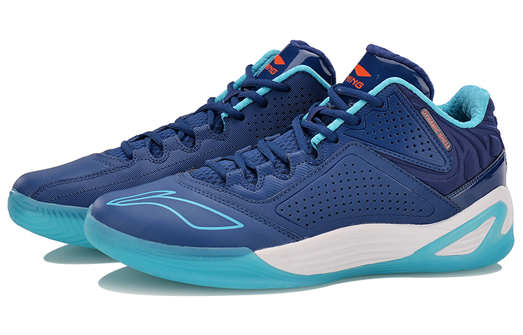 Lookbook 李寧ミッドトップ「青流砂」バスケットシューズ ABPN005-1