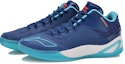 Lookbook Kasut Bola Keranjang Li-Ning Mid-Top 'Blue Quicksand' Biru ABPN005-1