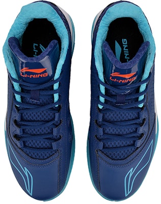 Li-Ning Mid-Top Basketball Shoes 'Blue Quicksand' ABPN005-1 Shop Li-Ning Mid-Top Basketball Shoes 'Blue Quicksand' ABPN005-1