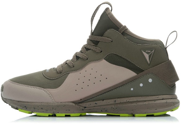 Li-Ning Mid-Top Casual Running 'Military Green' ALMJ019-2 Buy Li-Ning Mid-Top Casual Running 'Military Green' ALMJ019-2