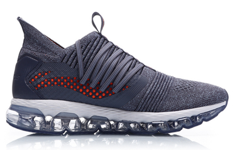 Order Sepatu Lari Mid-Top Li-Ning 'Night Shadow Blue' ARHP117-2
