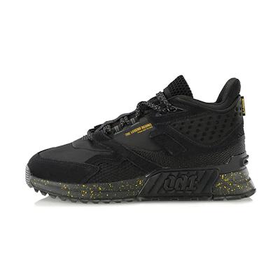 Li-Ning Mid-Top Running Sneaker 'Black Fleece'