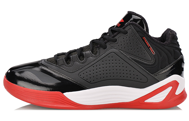 Li-Ning Mid 'Black Red' Basketball Shoes 'Quicksand Pack' ABPN005-2