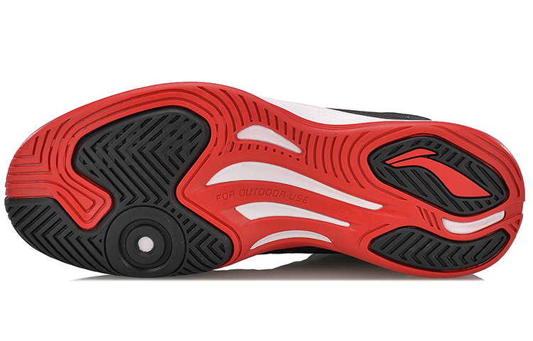 Purchase Li-Ning Mid 'Hitam Merah' Kasut Bola Keranjang 'Pek Pasir Pantas' ABPN005-2