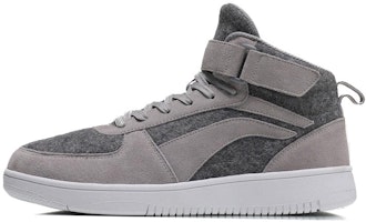 Li-Ning Mid Tops Casual Skateboarding Shoes Gray AGCM163-3 Li-Ning Mid Tops Casual Skateboarding Shoes Gray AGCM163-3