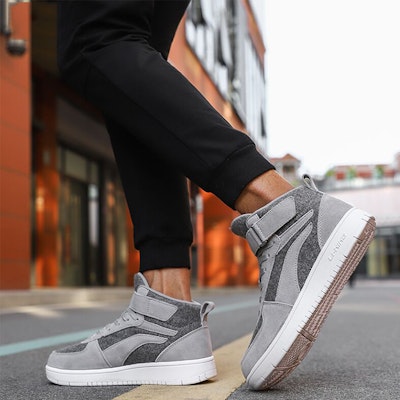 Li-Ning Mid Tops Casual Skateboarding Shoes Gray AGCM163-3 Lookbook Li-Ning Mid Tops Casual Skateboarding Shoes Gray AGCM163-3
