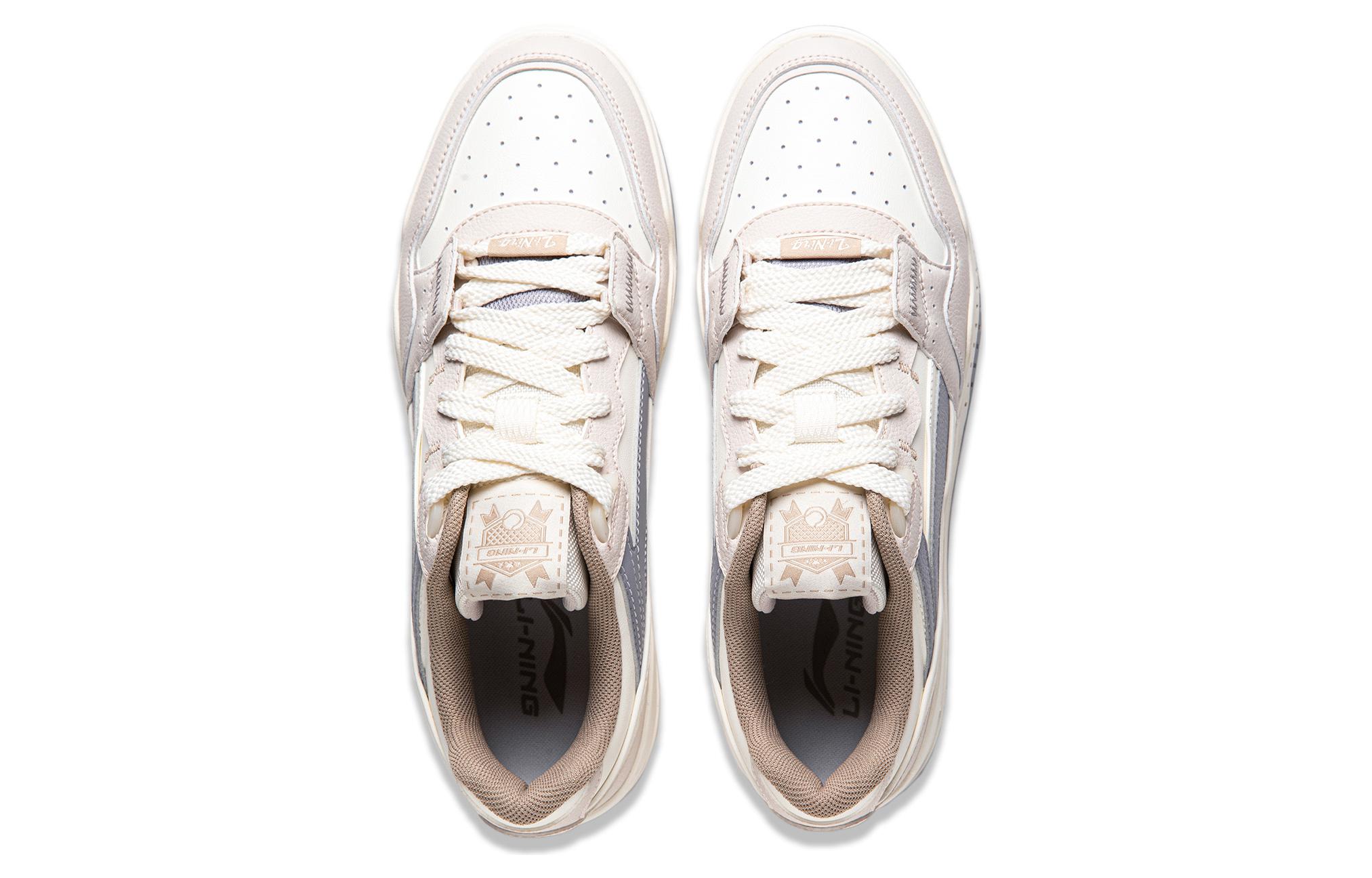 Shop 李寧 ムーンホワイト 「スノーホワイトグレー」(Ríníngu Mūnhowaito "Sunōhowaitogurē") AGCS251-37