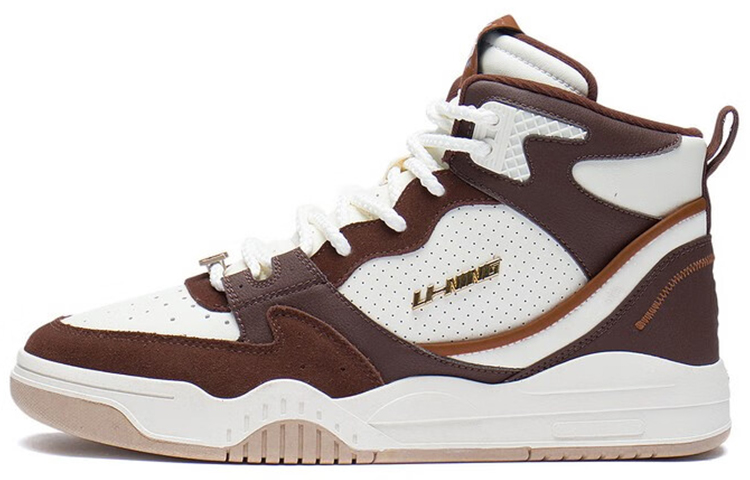 Li-Ning Moon White High 'White Brown' AGCS249-3