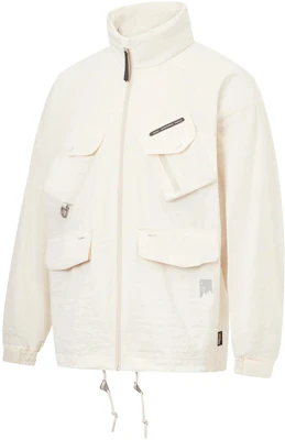 Li-Ning Multi-Pocket Loose Fit Workwear Jacket - Off-White AJDT539-1 Buy Li-Ning Multi-Pocket Loose Fit Workwear Jacket - Off-White AJDT539-1