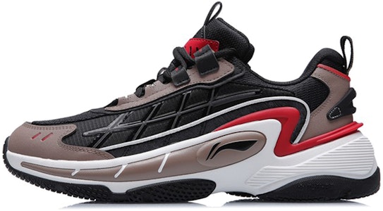 李宁星云减震防滑耐磨低帮運動休閒鞋黑棕紅 Buy 李宁星云减震防滑耐磨低帮運動休閒鞋黑棕紅