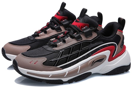 李宁星云减震防滑耐磨低帮運動休閒鞋黑棕紅 Lookbook 李宁星云减震防滑耐磨低帮運動休閒鞋黑棕紅