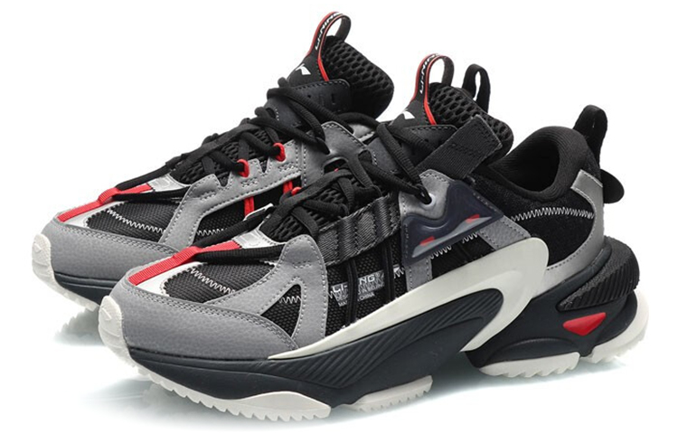 Lookbook 리닝 네뷸라 M1 "블랙 그레이" AGCQ201-5