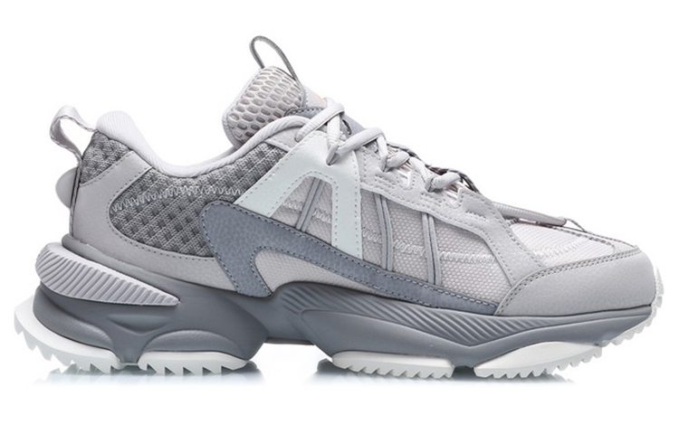 Order LiNing李寧 星雲 M1 減震防滑耐磨 低筒 運動休閒鞋 灰白