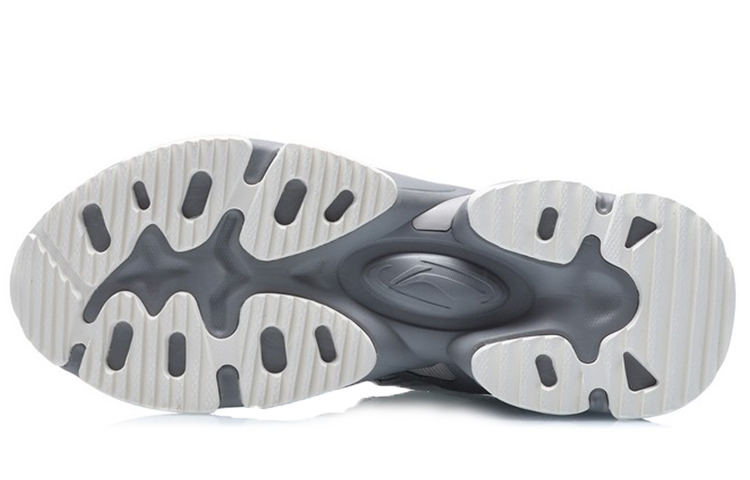 Shop LiNing李寧 星雲 M1 減震防滑耐磨 低筒 運動休閒鞋 灰白