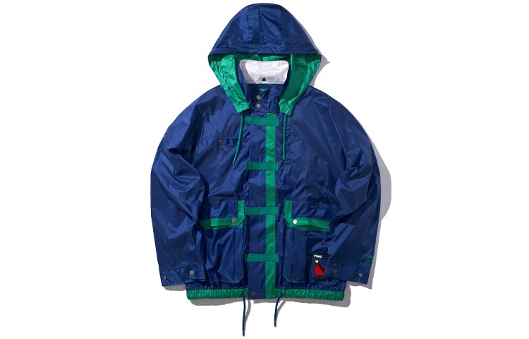 Li-Ning New York Fashion Week Color-Block Sports Jacket Blue () AFDQ139-3