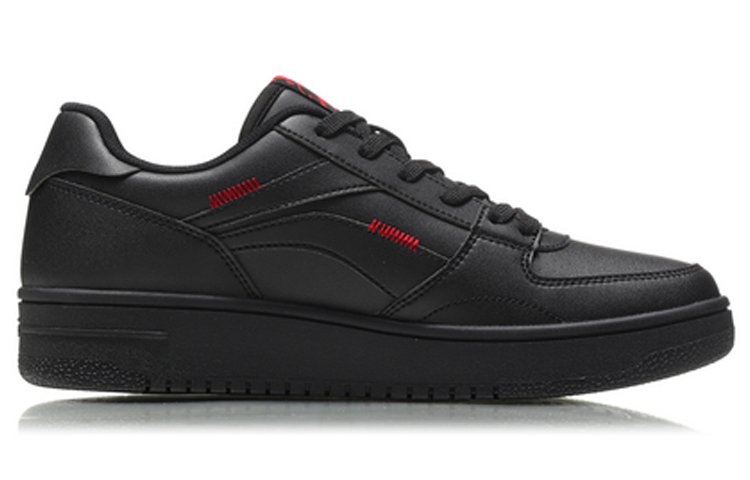 Order Li-Ning No.258 Klassieke Vrijetijdschoen Laag ''Zwart Rood'' AGCN357-3