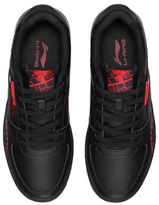 Li-Ning No.258 Klassieke Vrijetijdschoen Laag ''Zwart Rood'' AGCN357-3 Shop Li-Ning No.258 Klassieke Vrijetijdschoen Laag ''Zwart Rood'' AGCN357-3