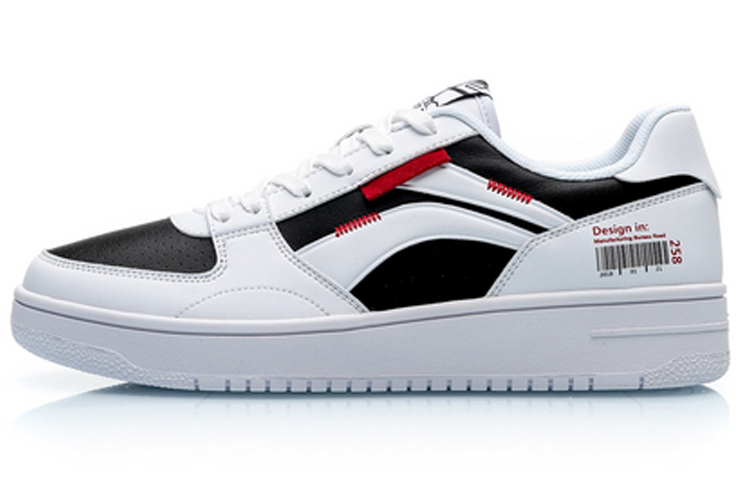 Li-Ning No.258 Classic Leisure Low 'White Black' AGCN357-5