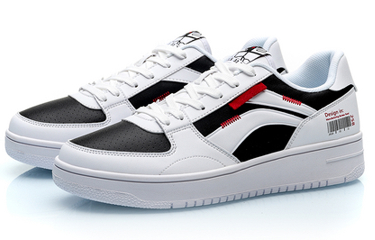 Lookbook Li-Ning Nr.258 Klassieke Vrijetijdsschoen ''Wit Zwart'' AGCN357-5