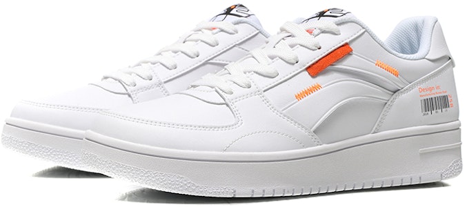 Li-Ning No.258 Klasik Santai Rendah 'Putih Oranye' AGCN357-1 Order Li-Ning No.258 Klasik Santai Rendah 'Putih Oranye' AGCN357-1