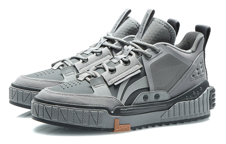Lookbook Li-Ning No.258 Mid ''Grijs Oranje'' AGCR311-4