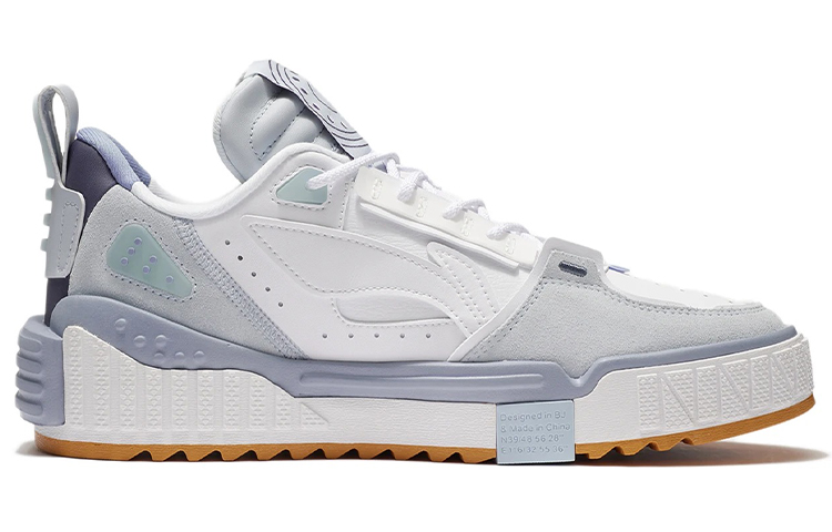 Order 李寧 No.258 スケボー 白/青 AGCS075-4