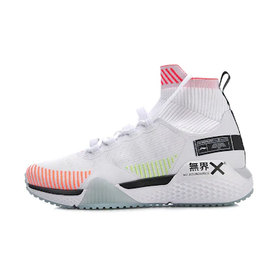 Li-Ning No Boundaries 'Shock Absorption High-Top White Red Green'