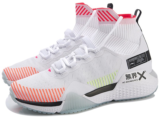 Li-Ning No Boundaries 'Shock Absorption High-Top White Red Green' AFJP003-4 Lookbook Li-Ning No Boundaries 'Shock Absorption High-Top White Red Green' AFJP003-4