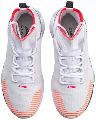 Li-Ning No Boundaries 'Shock Absorption High-Top White Red Green' AFJP003-4 Shop Li-Ning No Boundaries 'Shock Absorption High-Top White Red Green' AFJP003-4